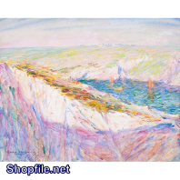 TSD3697 - Tranh sơn dầu nước ngoài mờ ảo